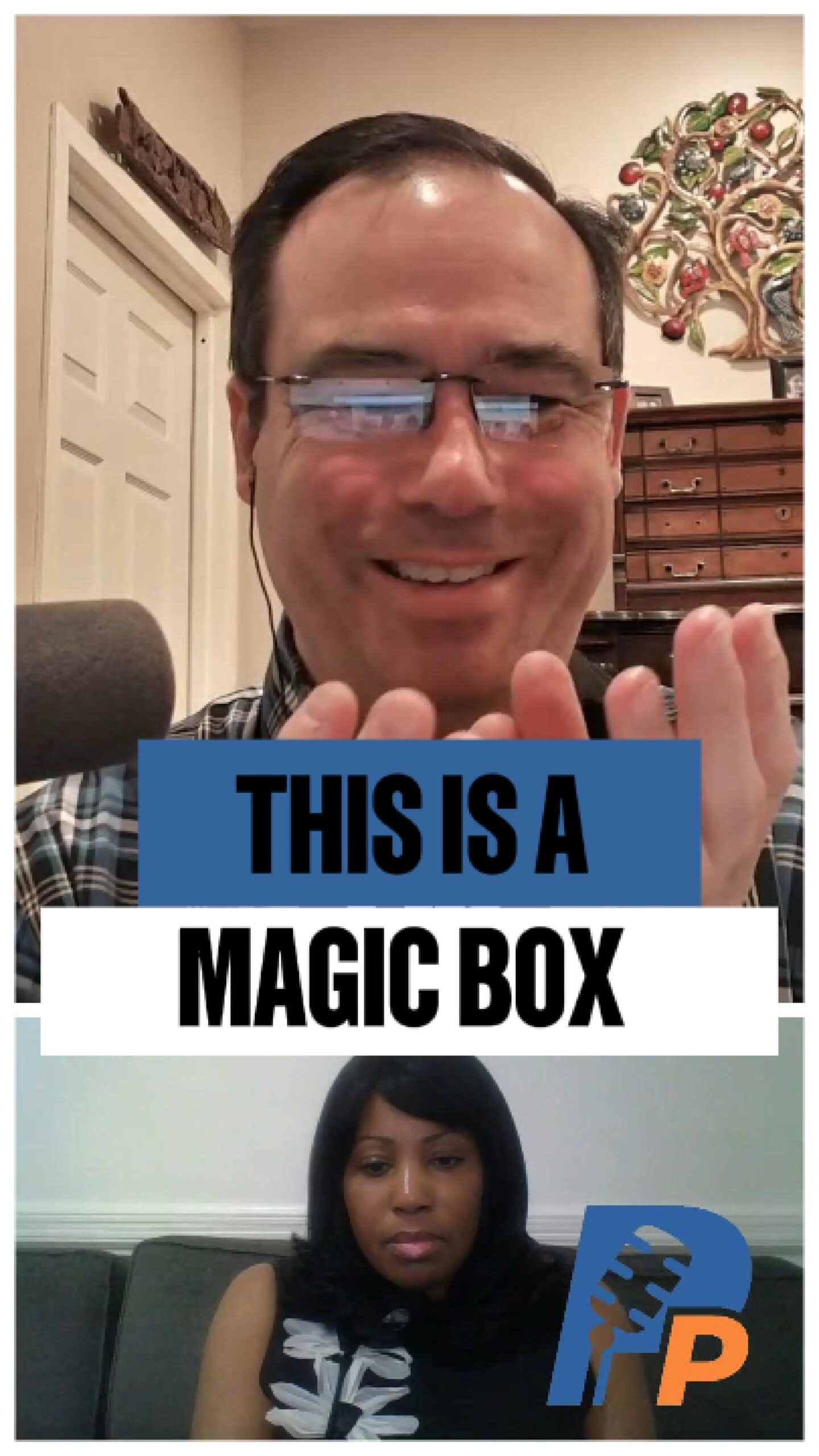 Joy and Patrick discussing the challenges and hopes of solo parenting on the Parenting Pivot Podcast