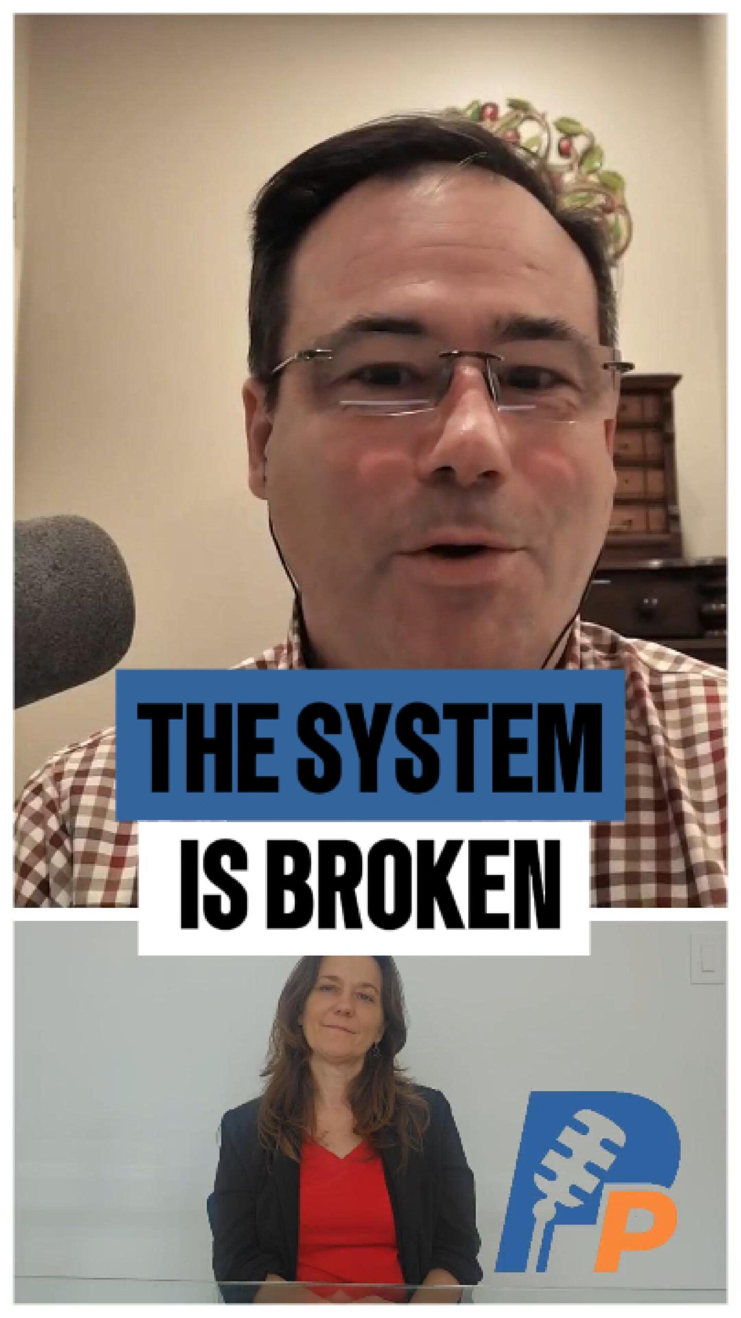 Patrick and Jodi discussing neurodivergent parenting on the Parenting Pivot podcast